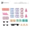 Connetix® Magnetic Tiles Pastel Transport Pack Set